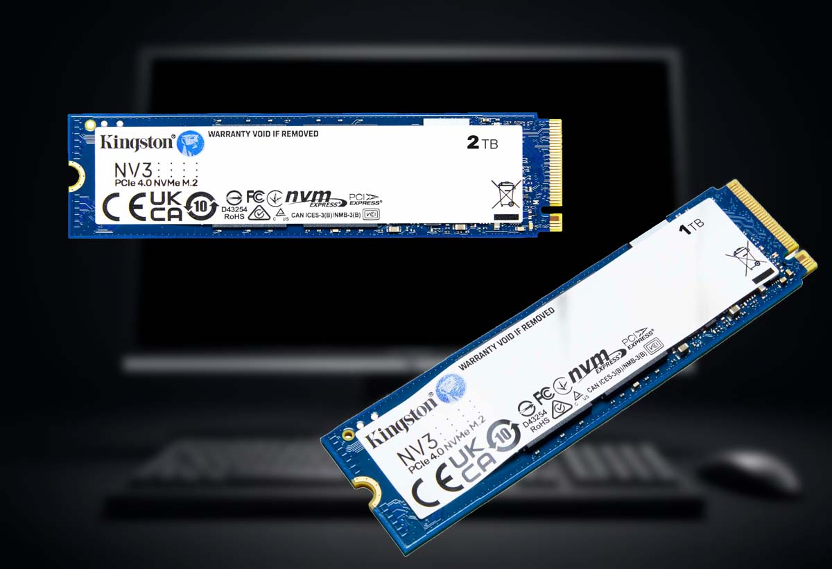 Kingston выпустила быстрые SSD серии NV3